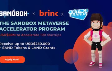 The Sandbox「メタバース関連スタートアップ支援プログラム」開始｜約58億円を投資