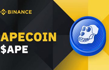 BINANCE「エイプコイン（ApeCoin/APE）」取扱い開始｜大手取引所への上場続く