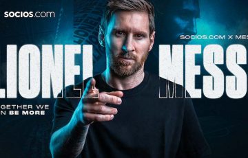 リオネル・メッシ選手「Socios.com」のグローバルブランドアンバサダーに就任決定