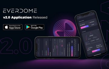 Everdome（DOME）iOS・Android向けアプリ「v2.0」公開｜ステーキング関連機能を追加