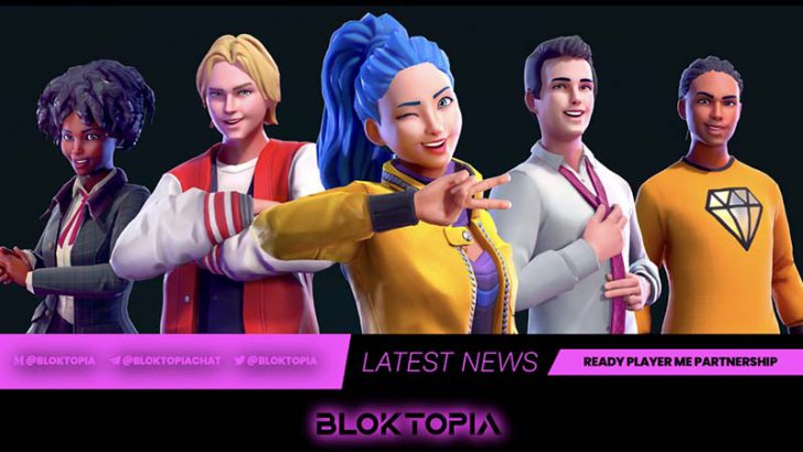 Bloktopia：メタバース用3Dアバターを自動生成できる「Ready Player Me」と提携
