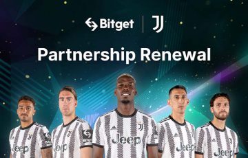 ユヴェントス公式スリーブパートナーとして成功を続けるBitget