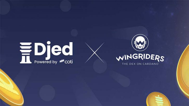 COTI：カルダノ基盤DEX「WingRiders」と提携｜Djed統合可能性を探る