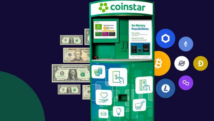 米仮想通貨ATM「Coinstar」暗号資産6銘柄を新規サポート
