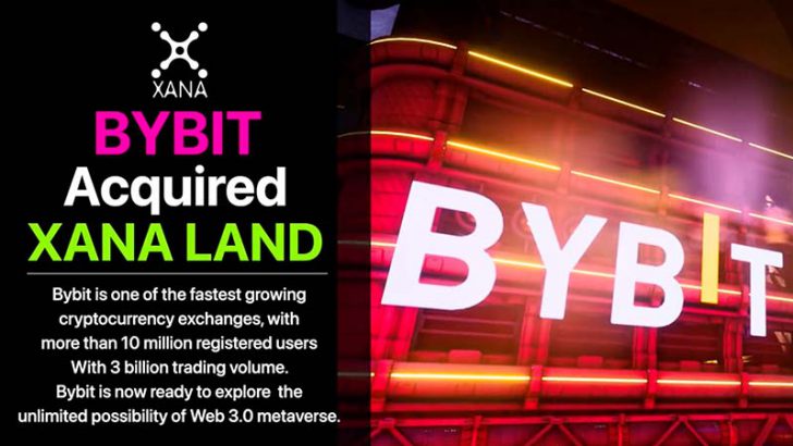 暗号資産取引所「Bybit」XANAのメタバース土地（LAND）を取得