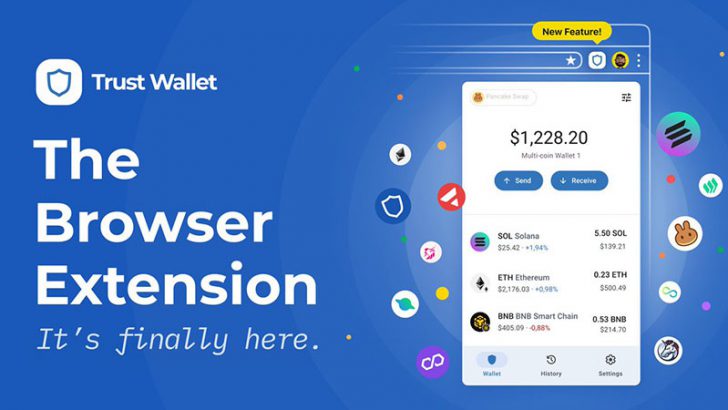 Trust Wallet：デスクトップ向けの「ブラウザ拡張ウォレット」提供開始