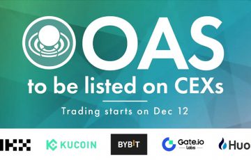 OasysのOASトークン：暗号資産取引所「OKX・Kucoin・Bybit・Gate・Huobi」上場へ