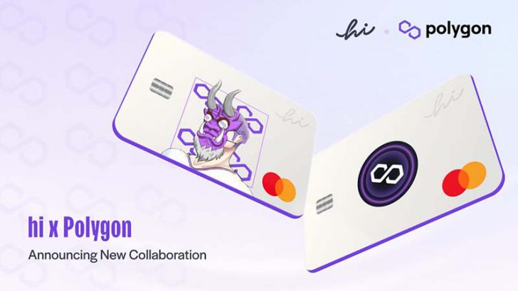 Polygon × hi「NFTでカスタムできるMastercardデビットカード」発表