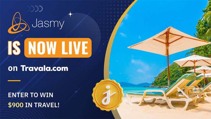 ジャスミーコイン（JASMY）旅行予約サイト「Travala.com」で利用可能に