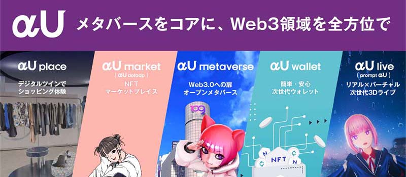 KDDI-au-Metaverse-Web3-Crypto-NFT