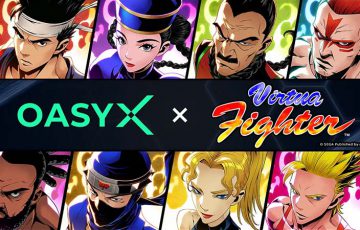 Oasys初のNFTプロジェクトOASYX「バーチャファイターシリーズ3作」とコラボ