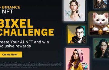 BINANCE：AI生成アートNFTを発行できる「Bixel」提供開始