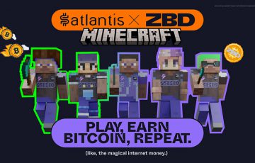 ビットコインが稼げるマインクラフトのサーバー「Satlantis」を発表：ZEBEDEE