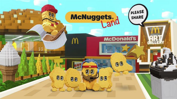 マクドナルド香港：The Sandboxのメタバースで「McNuggets Land」展開