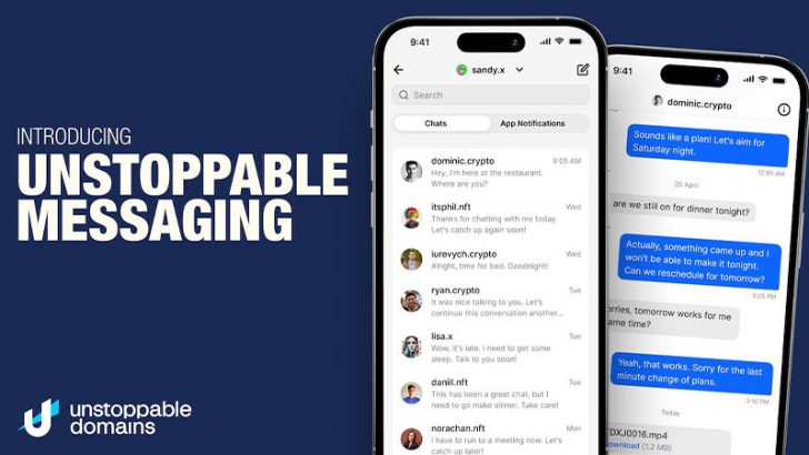 Web3ドメインで無料メッセージ送信「Unstoppable Messaging」登場｜特徴・使い方も紹介