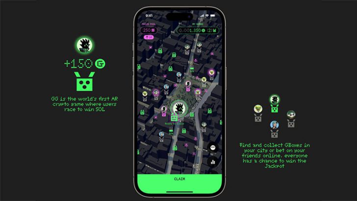 ポケモンGOのようなソラナ基盤ARゲーム「GG：Solana Hunger Games」が登場