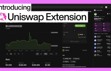 ユニスワップ：全く新しい拡張機能「Uniswap Extension」を発表