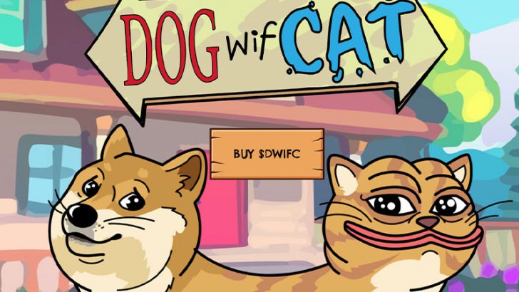Solana系の最新ミームコインDogWifCat、24時間で3,000％以上の価格高騰