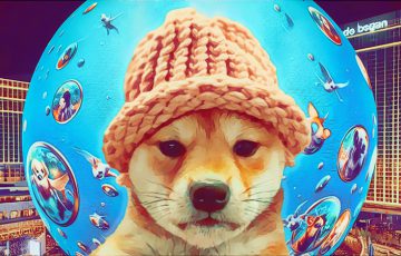 ラスベガスの巨大球体アリーナに「Dogwifhat」の広告掲載｜約1億円の資金調達