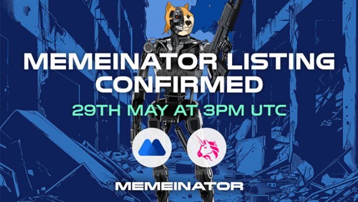 バイラルミームコイン、Memeinatorが770万ドル調達後に上場