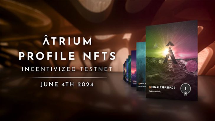 レベルアップできるカルダノNFT「Profile NFT」の報酬付きテスト開始：Atrium Lab