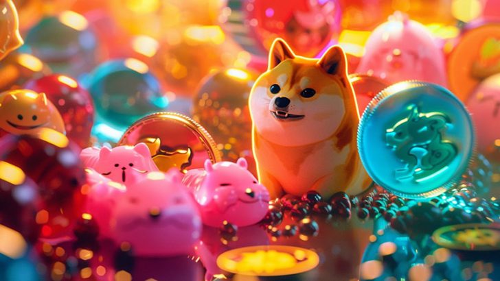 仮想通貨の下落が続く中、新しい犬キャラクターのミームコインがプレセールで大躍進