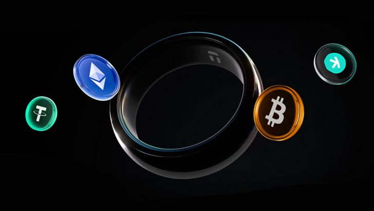 指輪で仮想通貨を管理する時代｜リング型ウォレット「Tangem Ring」発売